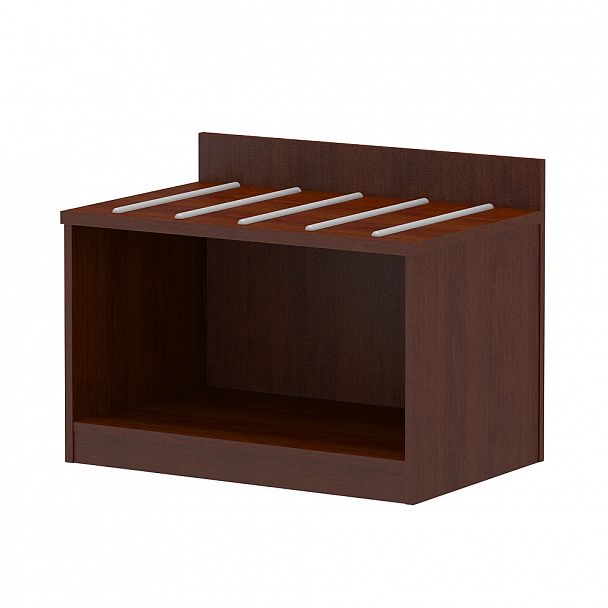 Полка багажная ПК-ДНП-ПЛБ80Х52/Т16-В1-34 миланский орех темный - Вид 1