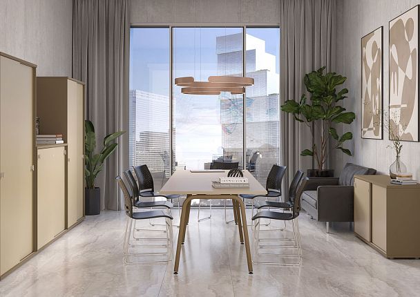 Стол переговорный "ESTETICA" ES.PRG-3.1-K Капучино - Вид 2