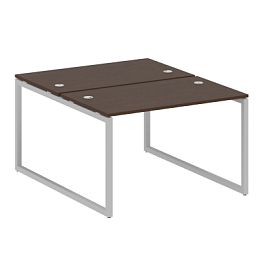 Metal System Quattro Р. ст. на О-образном м/к 40БО.РАС-СП-2.2 Венге/Серый металл 1200*1475*750 - Фото предпросмотра