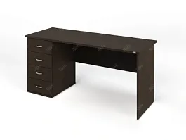 ЛАЙТ / LIGHT RLG007-16x6L Однотумбовый стол 160x60x75 Венге - Фото предпросмотра