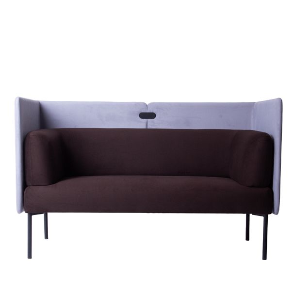 Диван Garda, велюр Velutto 24, экран велюр Velutto 49, ножки металл - Вид 3
