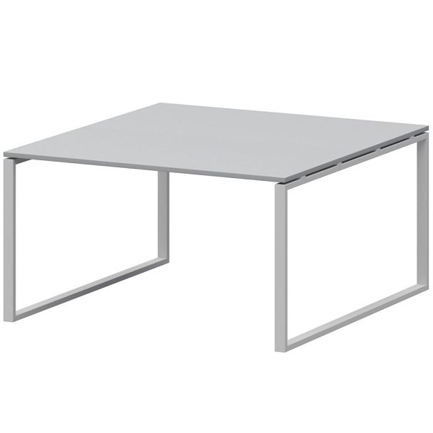 Стол переговорный на металлокаркасе АМП.О-002.123 Серый/Белый 1200x1236x760 Арго-М - Вид 1