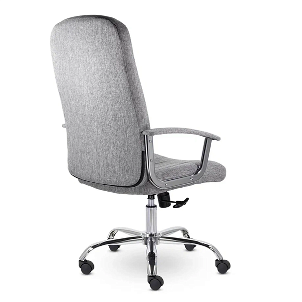 Кресло офисное "Бостон", CH-277, хром, ткань, серый (M-02) - Вид 5
