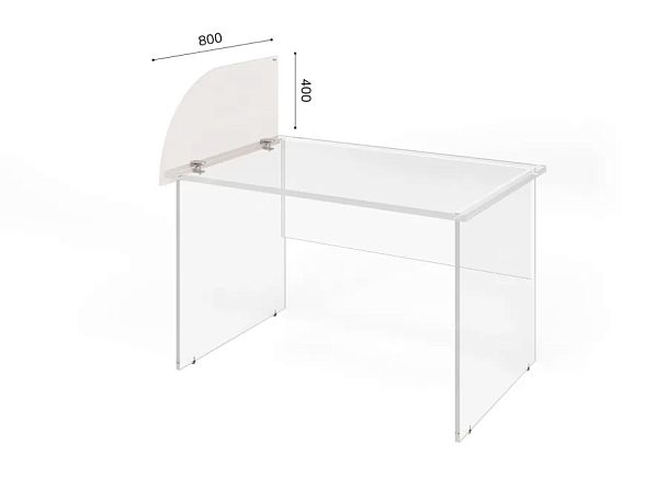 ЛАЙТ / LIGHT RLG056 Перегородка 1,6x80x40 Дуб Молочный - Вид 2