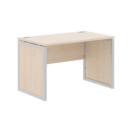 Стол прямой XQPST 127 Бук Тиара/Алюминий 1200х700х750 XTEN-QP - Фото предпросмотра