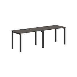Стол 2-х местный EUWST 2367 Мокко/Черный 2326х670х750 EDIS - Фото предпросмотра