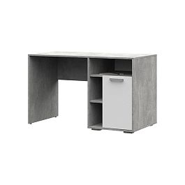 Денвер СТ-01 Стол Письменный (1200 х735х604) ателье светлый/белый - Фото предпросмотра