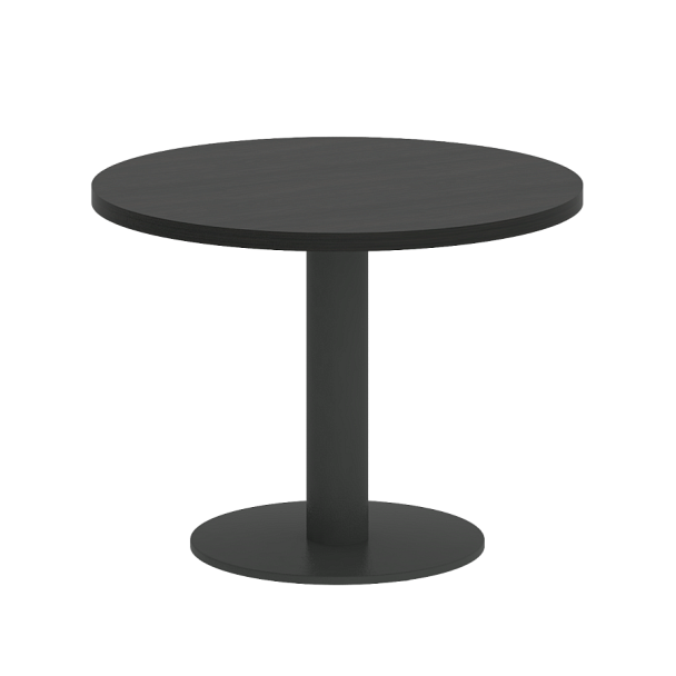 Home Office Стол журнальный круглый VR.SP-5-60.1G Суар тёмный/Антрацит металл 600*600*450 - Вид 1