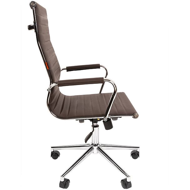 Кресло CHAIRMAN 755, экокожа, коричневый - Вид 4
