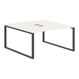 Стол 2-х местный EQWST 1516 Ясень Траун/Мокко 1560х1606х750 EDIS - Фото предпросмотра