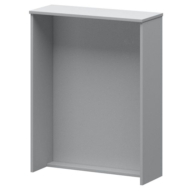 Стойка прямоугольная А-551 Серый 960x360x1220 Ресепшн - Вид 1