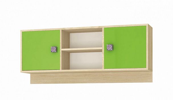 Навесная секция Колибри (520х1200х250) дуб сонома/мохито матовый - Вид 1