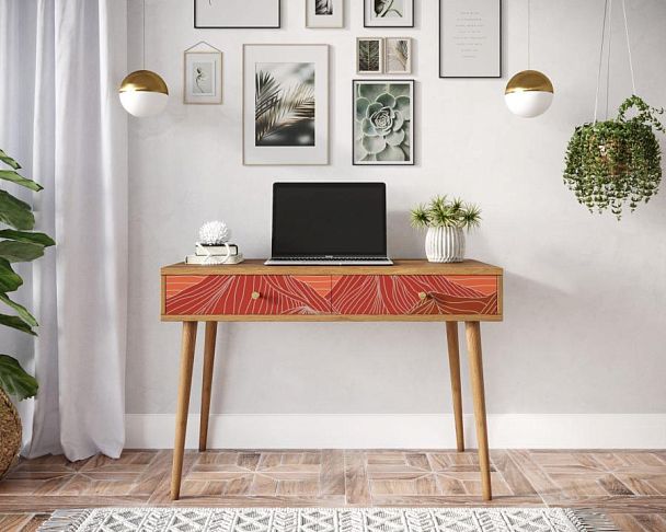 Стол рабочий Berber малый принт 49 арт BB32/Print_49 - Вид 4