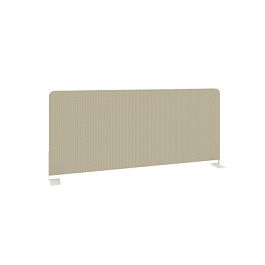 Metal System Экран тканевый боковой Б.ТЭКР-90 Тёмно-бежевый/Белый металл 900*390*22 - Фото предпросмотра