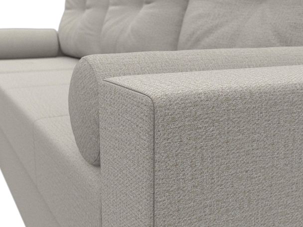 Диван угловой Верона Лайт левый угол Рогожка бежевый - Вид 4