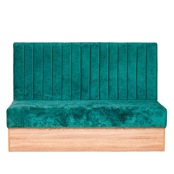 Диван Мистик, велюр PALERMO mentol 09, ЛДСП под дуб - Вид 6