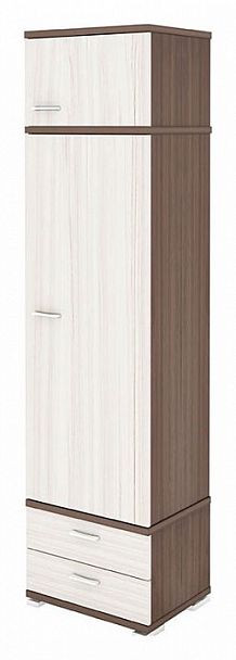 Шкаф платяной Домино КС-15 Карамель/Шамони - Вид 1