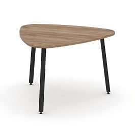 Стайл Проджект Стол переговорный SN-4.SPRG-71.3 Дуб Табак/Металл Черный 1200*1200*750 - Фото предпросмотра