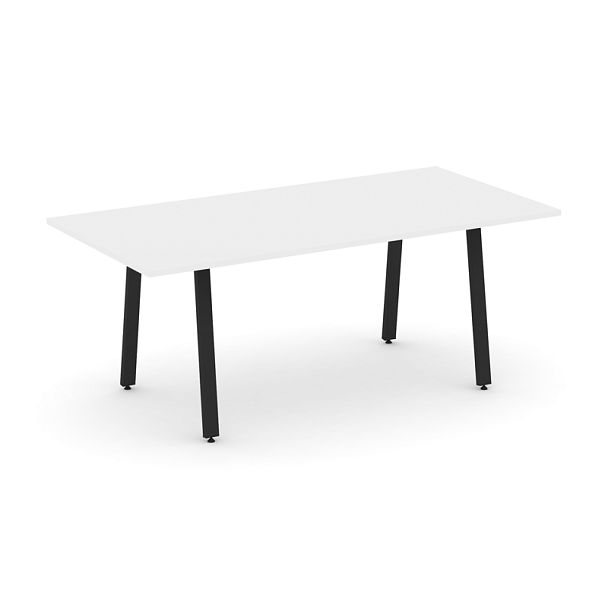 Style Project Direct Direct Стол переговорный SN-6A.SPRG-198.3 Белый/Металл Черный 1980*980*750 - Вид 1