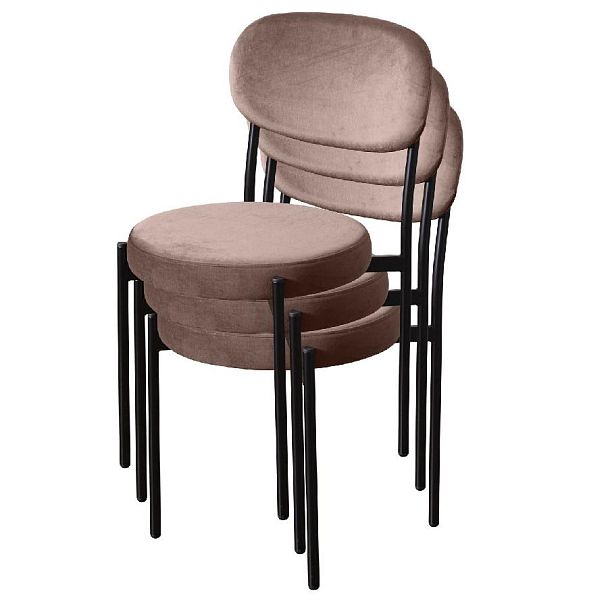 Стул Mason, бархат пепельно-бежевый 25 - Вид 9