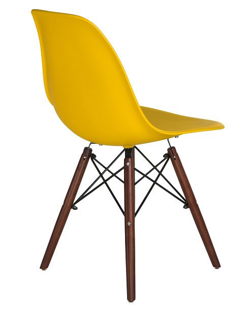 Стул обеденный LMZL-PP623 (ножки тёмный бук, цвет сиденья жёлтый) - Вид 4