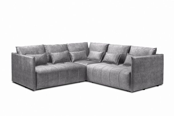 Мягкий угол "Чилетти" Long серый - Вид 2