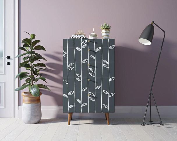 Комод высокий Berber принт 18 арт BB10/Print_18 - Вид 4