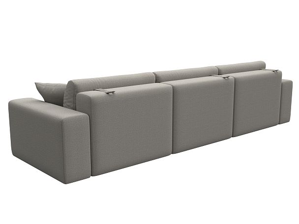 Диван прямой Лига-036 НПБ Классик Лонг Рогожка бежевый - Вид 6