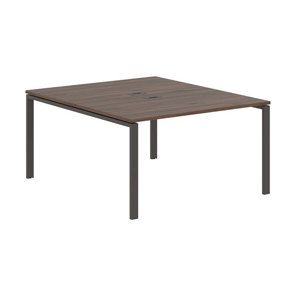 Стол 2-х местный EUWST 1316 Дуб Денвер тёмный/Мокко 1360х1606х750 EDIS - Вид 1