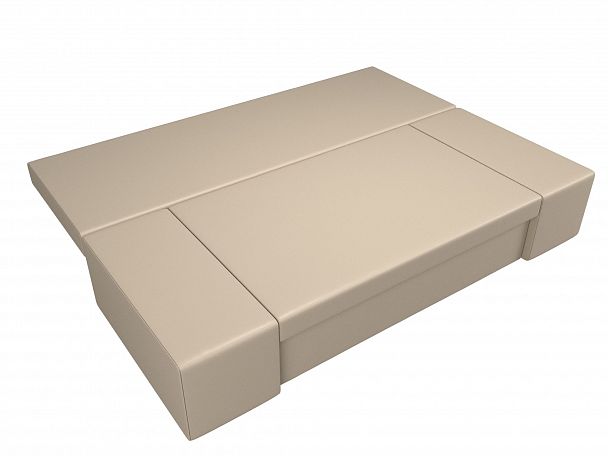 Диван прямой Сан Марко (полностью экокожа бежевая) - Вид 7