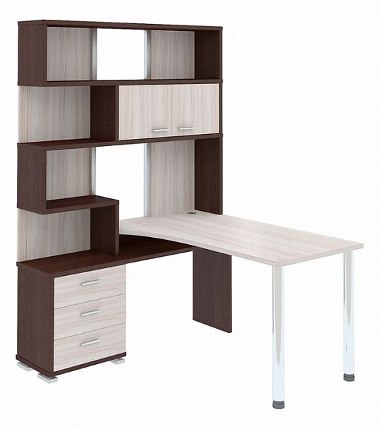 Стол компьютерный Домино СР-420/130 Венге/Карамель левый - Вид 1