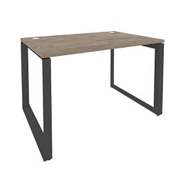 Onix Стол рабочий на О-образном м/к O.MO-SP-2.8 Тиквуд темный/Антрацит металл 1180*800*750 - Фото предпросмотра
