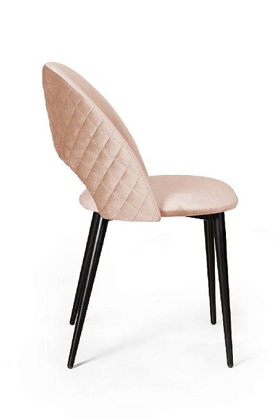 Стул Max ромб, бархат светло-бежевый 2 - Вид 3