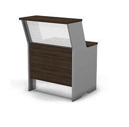 Стойка прямая высокая без выреза 800 Берлин Орех Вармия РП 08 - Фото предпросмотра