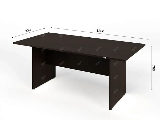 ЛАЙТ / LIGHT RLG009-18x9 Конференц-стол 180x90x75 Венге - Вид 5