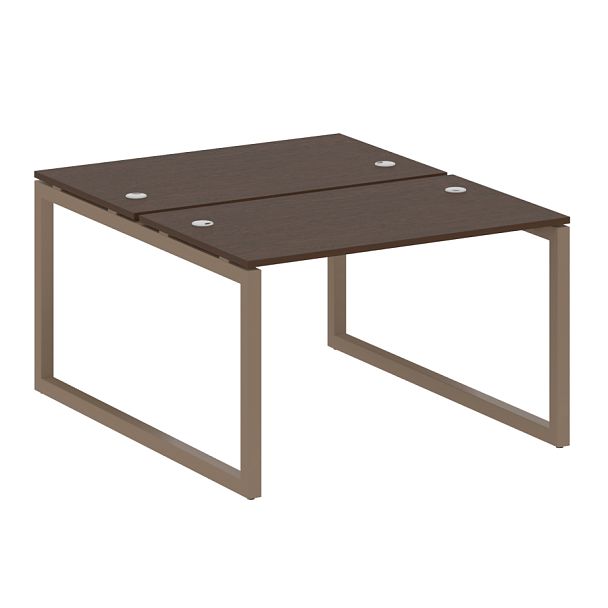 Metal System Quattro Р. ст. на О-образном м/к 50БО.РАС-СП-2.2 Венге/Мокко металл 1200*1475*750 - Вид 1