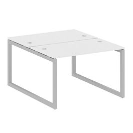 Metal System Quattro Р. ст. на О-образном м/к 50БО.РАС-СП-2.2 Белый/Серый металл 1200*1475*750 - Фото предпросмотра