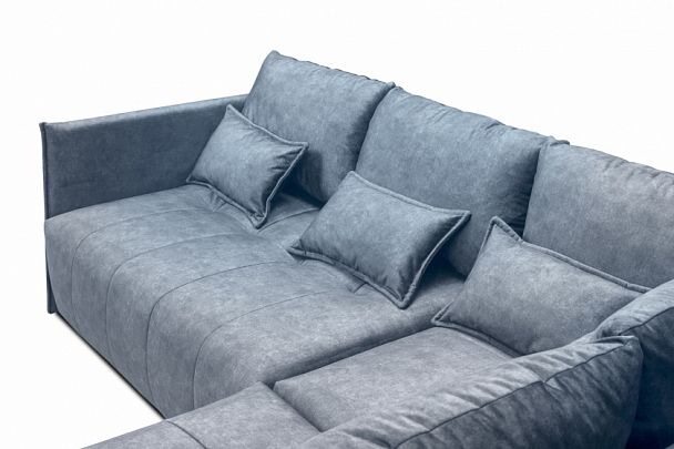 Мягкий угол "Чилетти" Long голубой - Вид 7