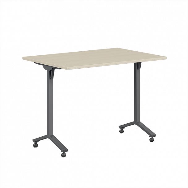 Элемент стола для переговоров Trend Metal 120x72x75 светлый дуб - Вид 1