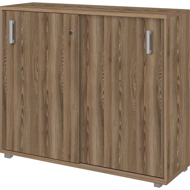 Тумба-купе НТМ-7.7 Дуб сафари 730x442x750 Аргентум - Вид 1