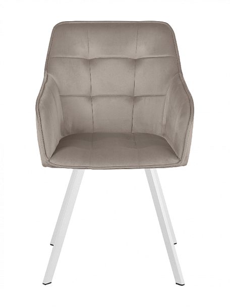 Комплект кресел поворотных Мони, Confetti smoke/белый, 2 шт. - Вид 3