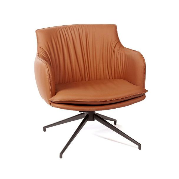 Лаунж кресло Sofia, иск.кожа терракот - Вид 8