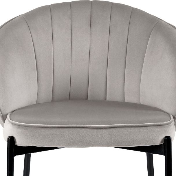 Комплект полубарных стульев Миэль светло-серый/черный, 2 шт. - Вид 7