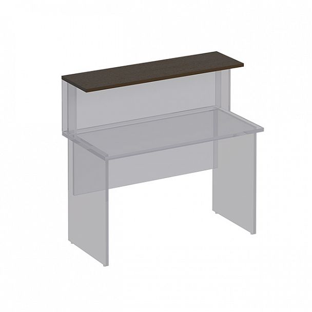 Полка настольная "Формула" ФР 407 венге темный - Вид 1