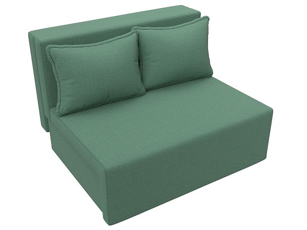 Диван прямой Лагуна Рогожка зеленый - Вид 5