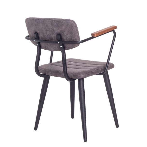 Стул Kato с подлокотниками, велюр, массив бука - Вид 4