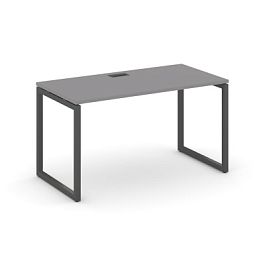 Стайл Проджект Стол письменный SN-4O.SP-001 Серый Пепел/Металл Антрацит 980*600*750 - Фото предпросмотра