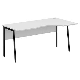 Стол прямой СА-1P(R) Белый/Черный 1600х900х755 IMAGO PLUS - Фото предпросмотра