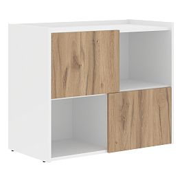 Тумба сервисная ELC 9045 Дуб Денвер светлый/Белый 904х450х750 EDIS - Фото предпросмотра