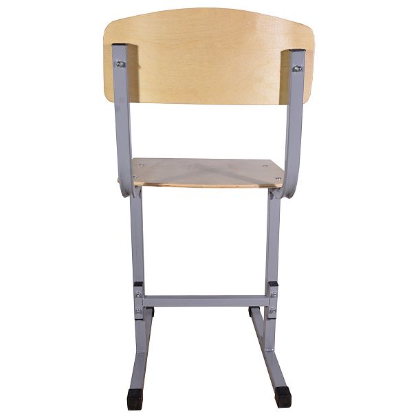 Стул ученический нерегулируемый "Умник", 380х480х800 мм, рост 6, серый каркас - Вид 4